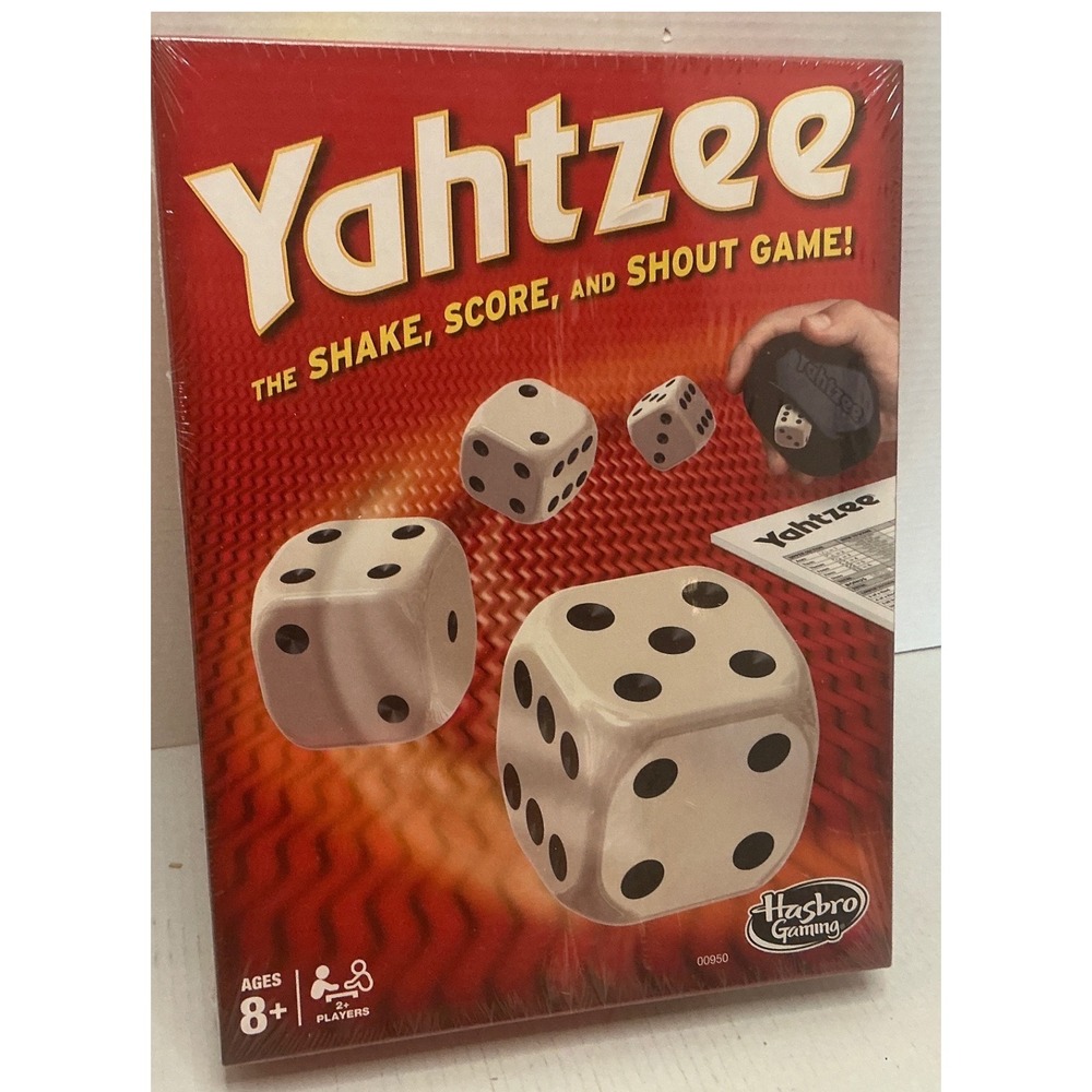 Hasbro Yahtzee Dice Game Classic Shake Score Shout Family Strategy Game NWT